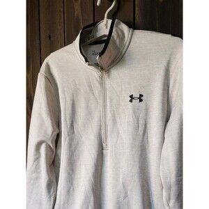 UNDER ARMOUR 1/4 Zip Men Small Loose Warm Pullover Lightweight Athletic D25 Soft